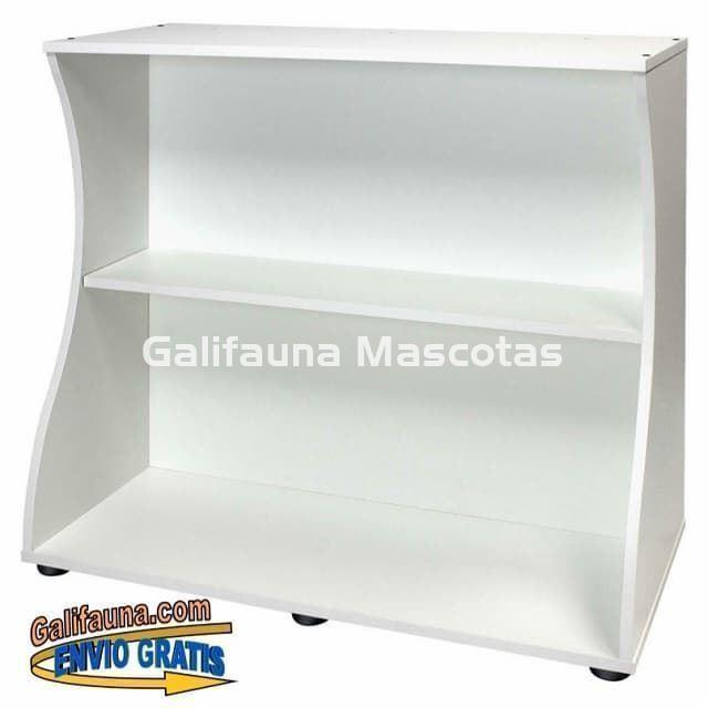 MESA DE DISEÑO FLEX sin puerta. 82,8 x 39,1 cm. Mueble para acuario. - Imagen 1