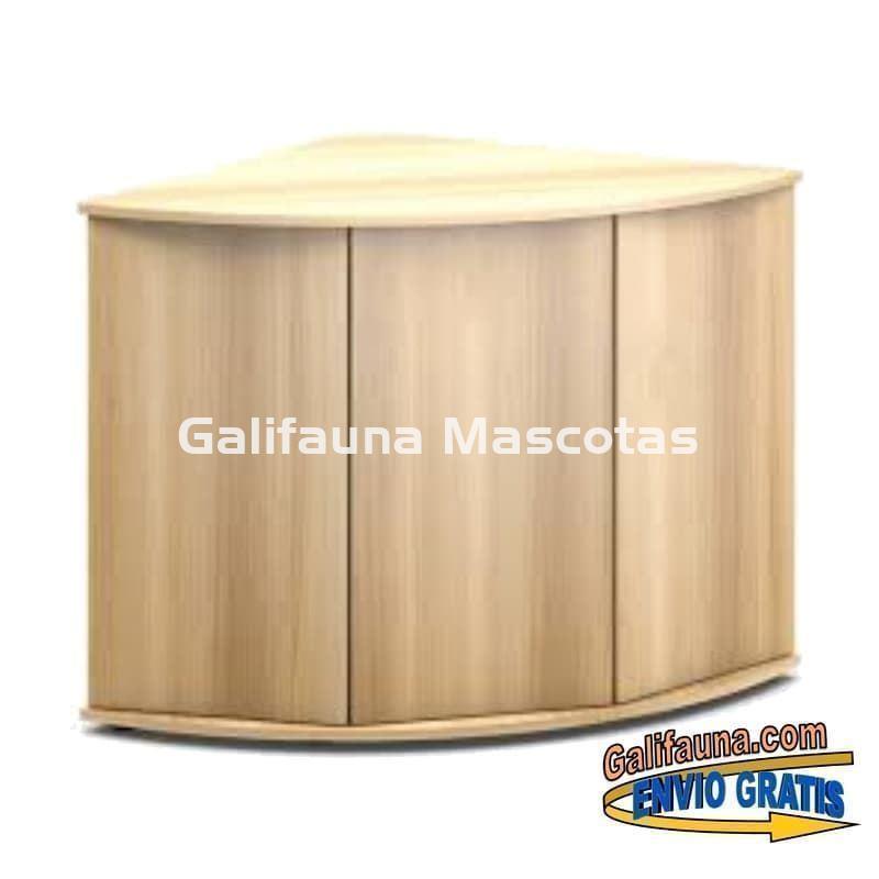 Mesa esquinera Juwel TRIGON de 70x70x98 y altura 73 cm. Mueble en esquina de 90 grados. - Imagen 2