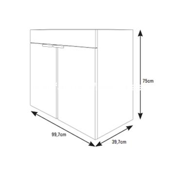 Mesas para acuarios 2 PUERTAS PREMIUM - Imagen 2