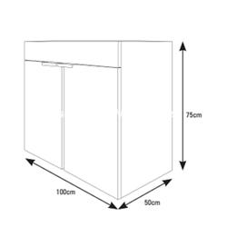 Mesas para acuarios 2 PUERTAS PREMIUM - Imagen 2