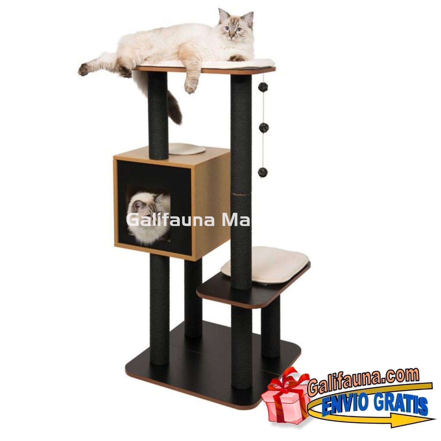 Mueble Rascador Grande para gatos V-HIGH BASE VESPER - Imagen 1