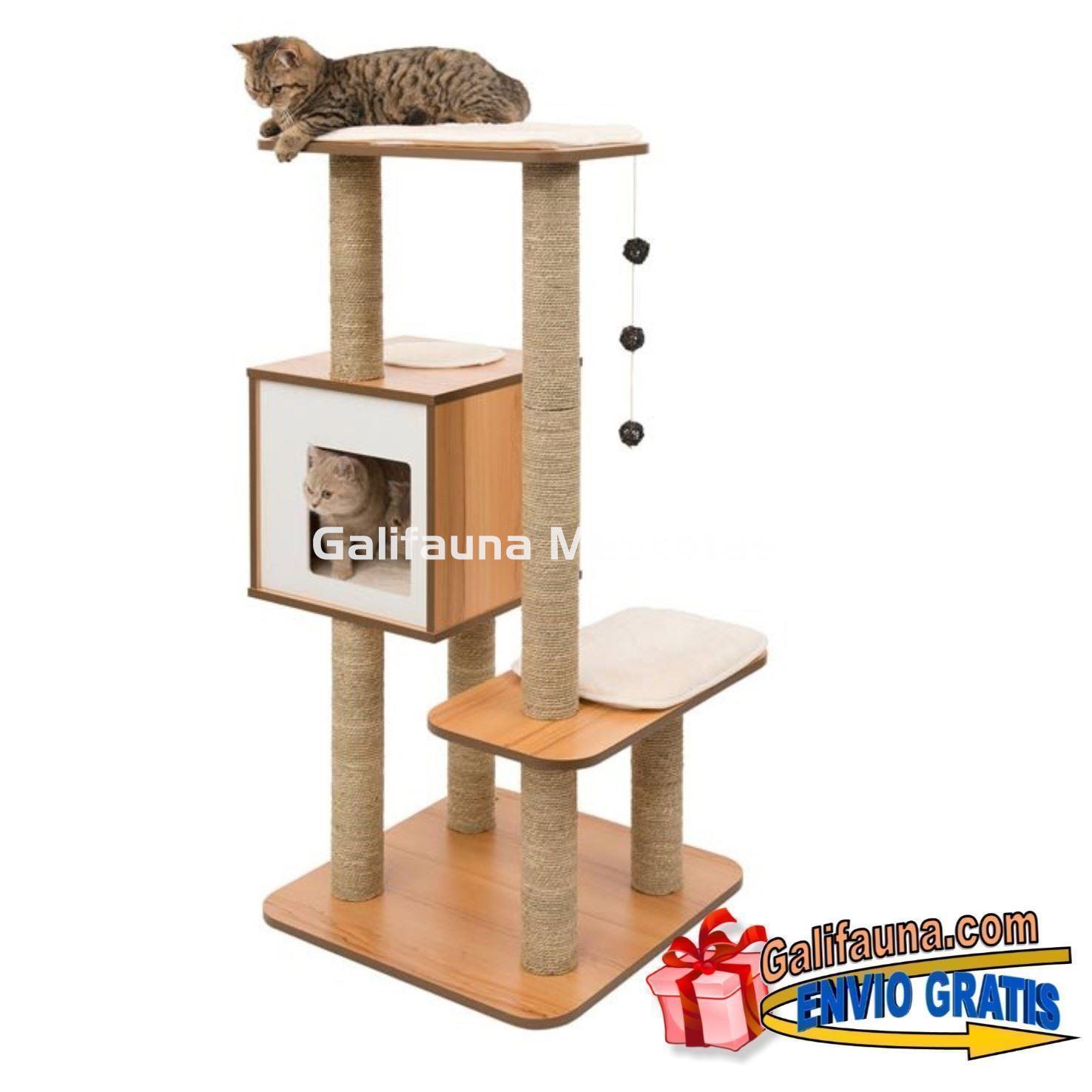 Mueble Rascador Grande para gatos V-HIGH BASE VESPER - Imagen 3