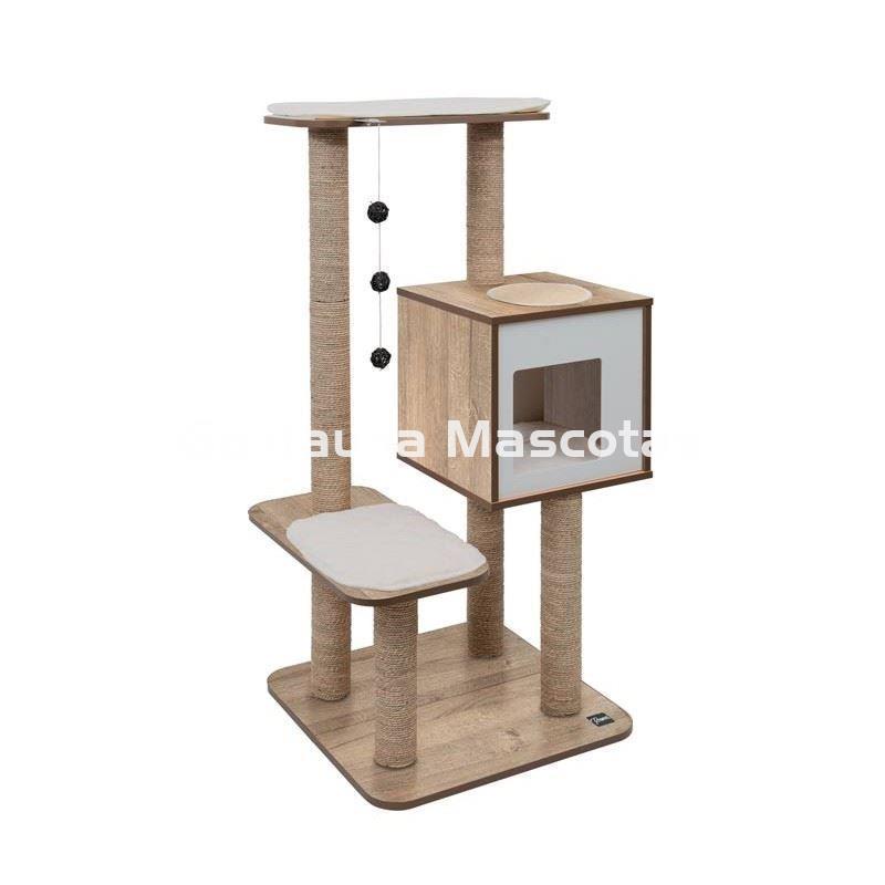 Mueble Rascador Grande para gatos V-HIGH BASE VESPER - Imagen 5