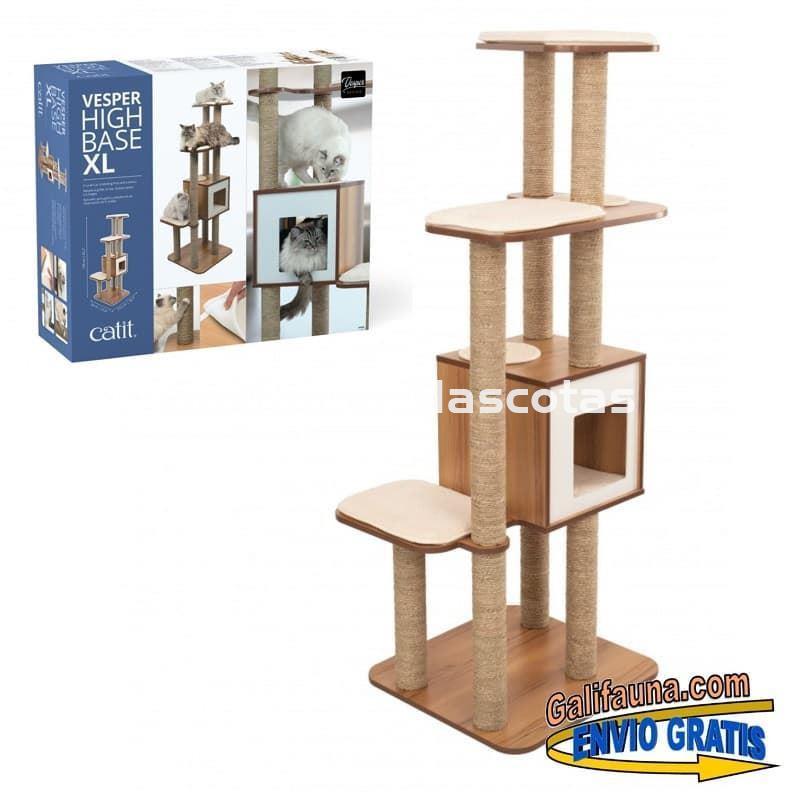 Mueble Rascador para gatos HIGH BASE XL. El rascador más alto. - Imagen 3