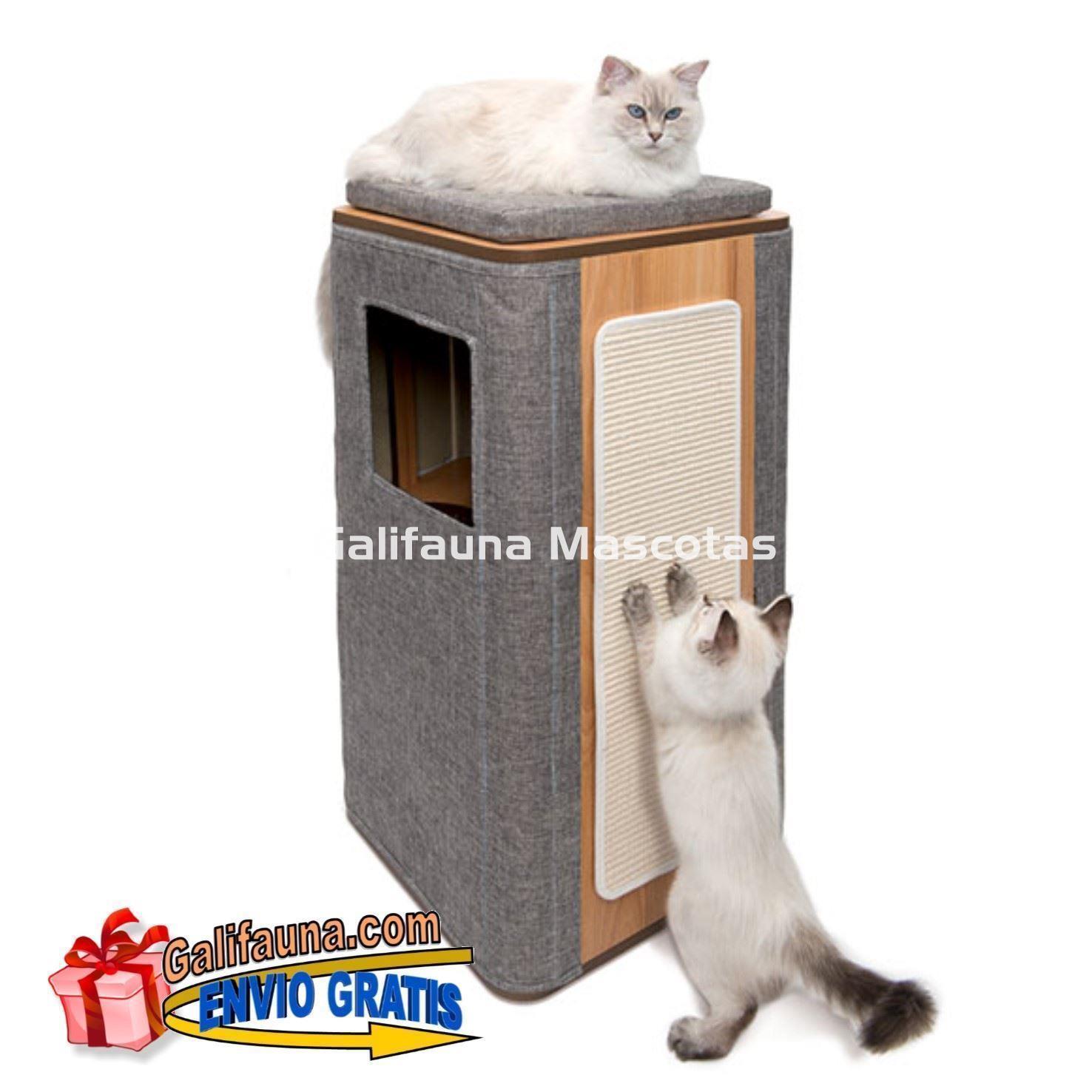 Mueble Rascador para gatos VESPER CUBO TOWER - Imagen 1