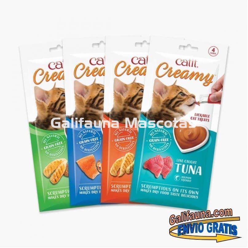 Pack de 48 Snacks CATIT CREAMY SNACK CREMOSO de POLLO Y CORDERO. - Imagen 2