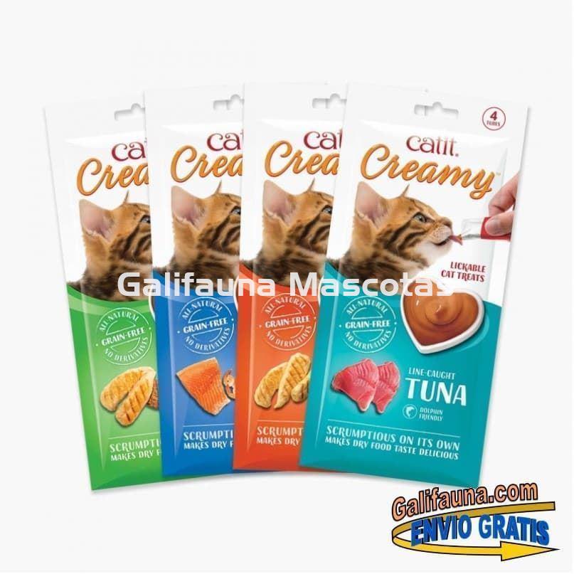 Pack de 50 Snacks CATIT CREAMY SNACK CREMOSO de ATUN. - Imagen 4