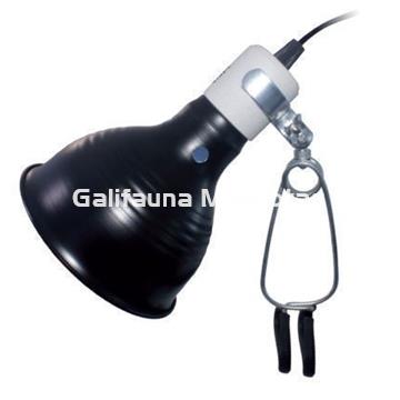 Pantalla de aluminio con pinza para terrarios. - Imagen 1