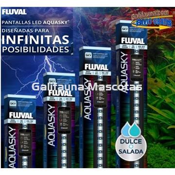 PANTALLA LED BLUETOOTH FLUVAL AQUASKY LED. Conexión APP Fluval y Brazos extensibles. - Imagen 1