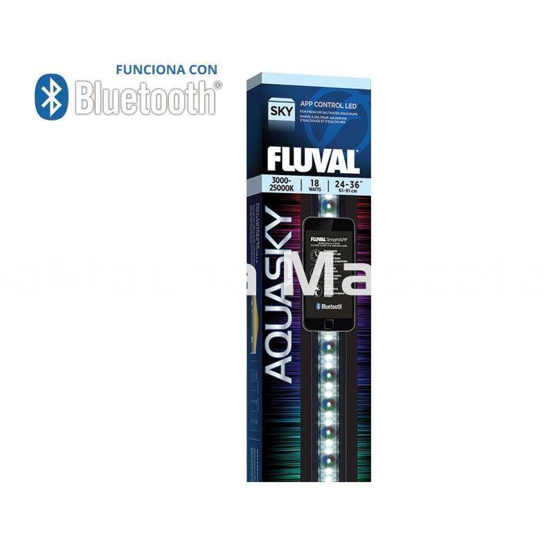 PANTALLA LED BLUETOOTH FLUVAL AQUASKY LED. Conexión APP Fluval y Brazos extensibles. - Imagen 4