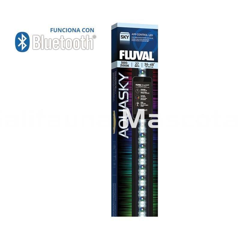 PANTALLA LED BLUETOOTH FLUVAL AQUASKY LED. Conexión APP Fluval y Brazos extensibles. - Imagen 5