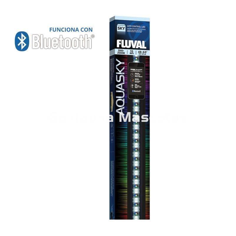 PANTALLA LED BLUETOOTH FLUVAL AQUASKY LED. Conexión APP Fluval y Brazos extensibles. - Imagen 6