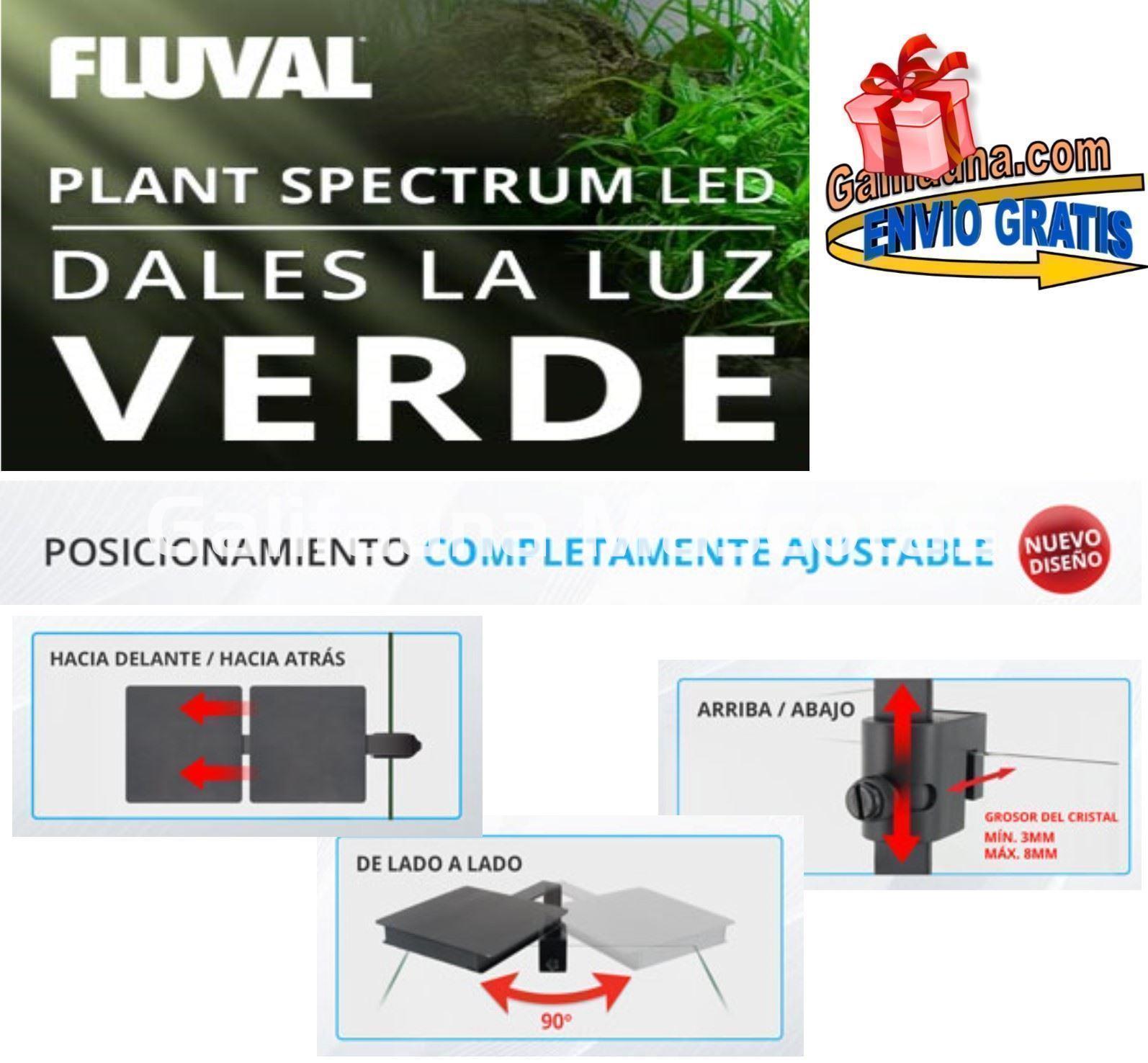 PANTALLA LED BLUETOOTH FLUVAL PLANT SPECTRUM 3. Especial plantación. APP Fluval. Brazos extensibles. - Imagen 11