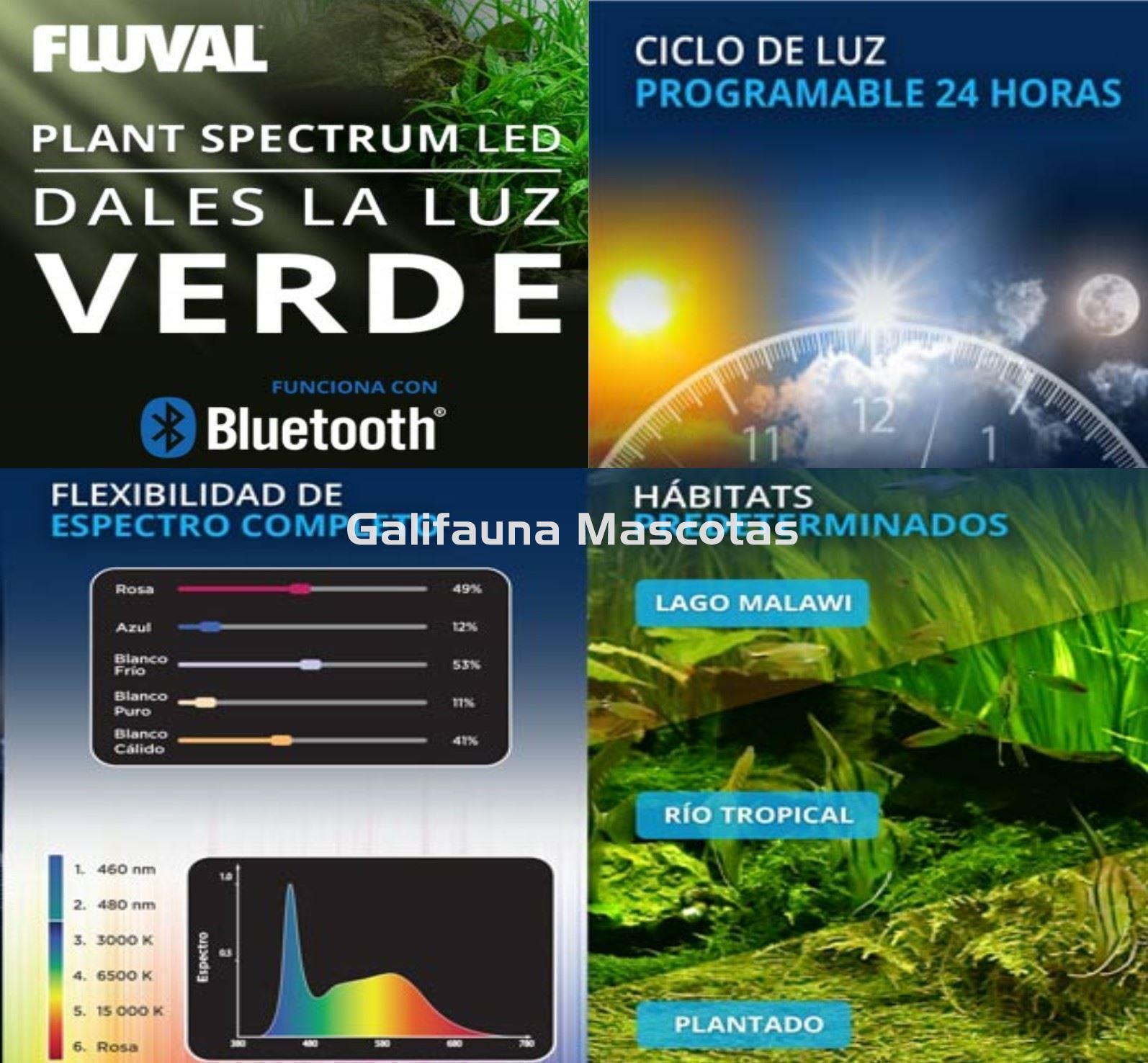 PANTALLA LED BLUETOOTH FLUVAL PLANT SPECTRUM 3. Especial plantación. APP Fluval. Brazos extensibles. - Imagen 3