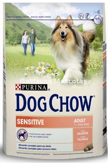 Pienso DOG CHOW Sensitive Salmon. Para problemas digestivos y dermatológicos. - Imagen 1