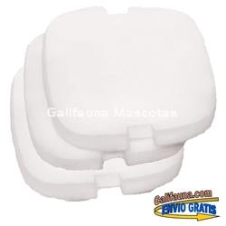 Prefiltros de foamex blanco para  HYDRA FILTRON - Esponjas blancas. - Imagen 1