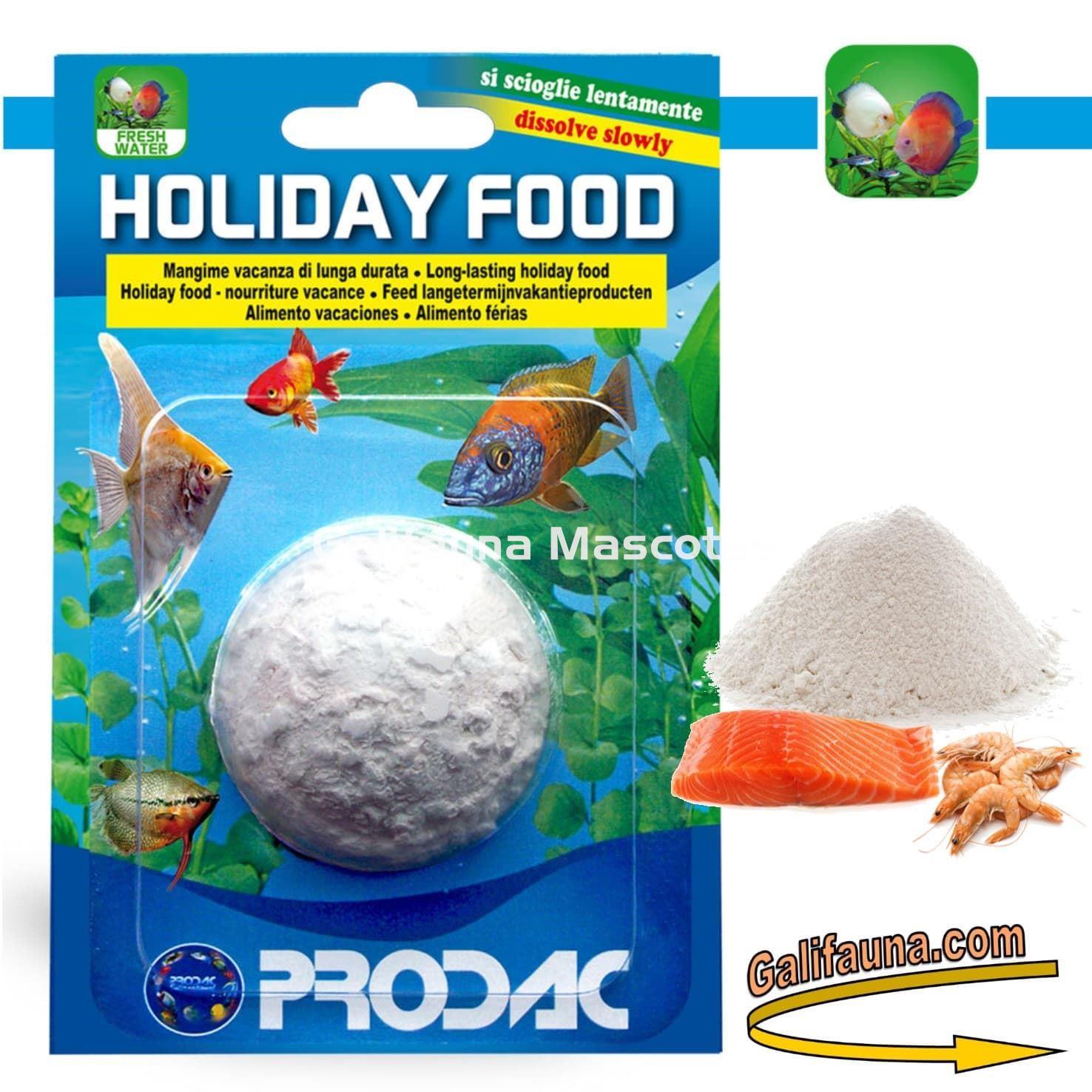 PRODAC Holiday food. Alimento de vacaciones para peces. Hasta 12 días. - Imagen 1