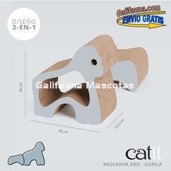 RASCADOR CATIT ZOO MODELO GORILA 2 EN 1 - Con hierba gatera. - Imagen 1