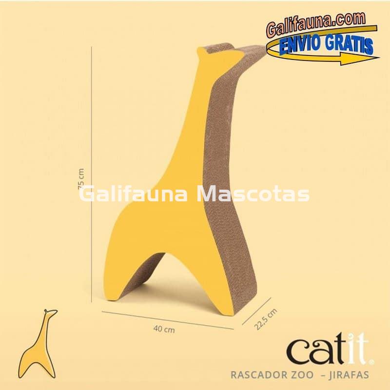 RASCADOR CATIT ZOO MODELO JIRAFA XL - Con hierba gatera. - Imagen 1