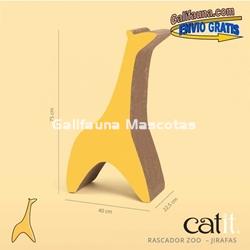 RASCADOR CATIT ZOO MODELO JIRAFA XL - Con hierba gatera. - Imagen 1