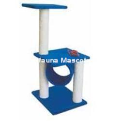 Rascador para gato. Md. 2 pisos y cilindro. - Imagen 2