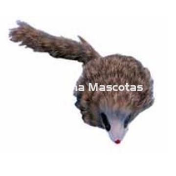 Raton con pelo. Juguete para gato. - Imagen 1