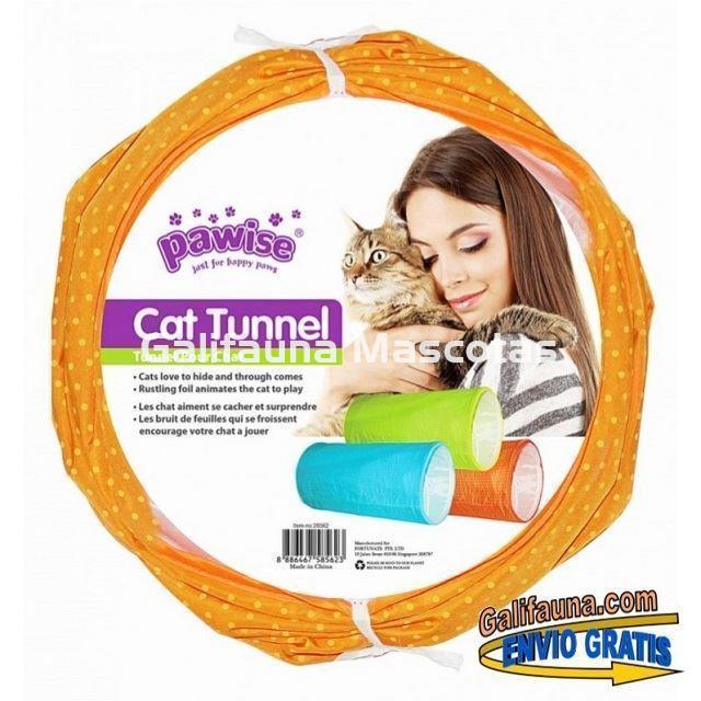 Refugio Túnel para gatos. Diversión para tus gatitos. - Imagen 1