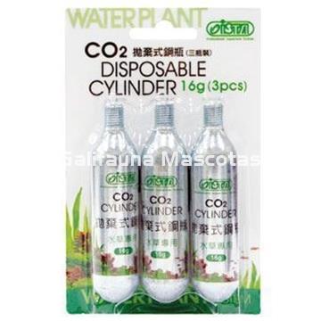 Repuesto 3 cilindros de 16 gr. para Sistema CO2 16 gr. Waterplant. - Imagen 1
