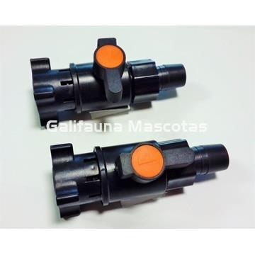 Repuesto Juego de 2 llaves de paso para filtros Turbojet. - Imagen 1