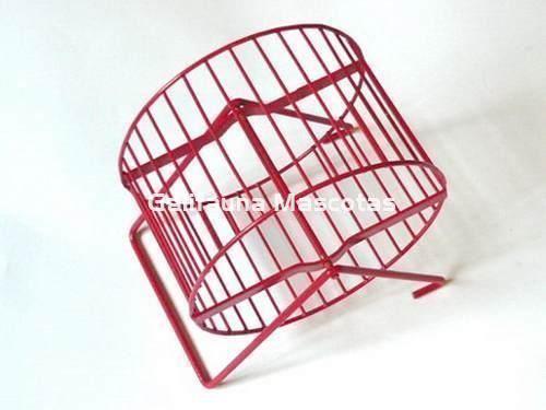 Rueda para hamster de metal. 13 cm. con soporte. - Imagen 1