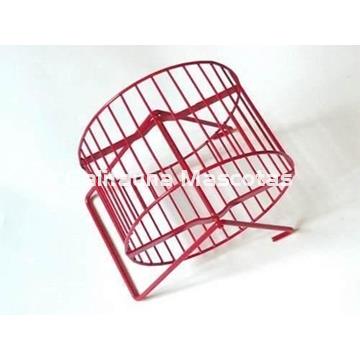 Rueda para hamster de metal. 13 cm. con soporte. - Imagen 1