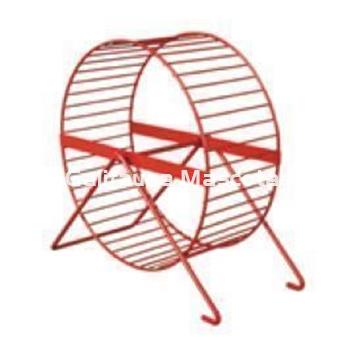 Rueda para Roedores de metal. 18 cm. con soporte - Imagen 1