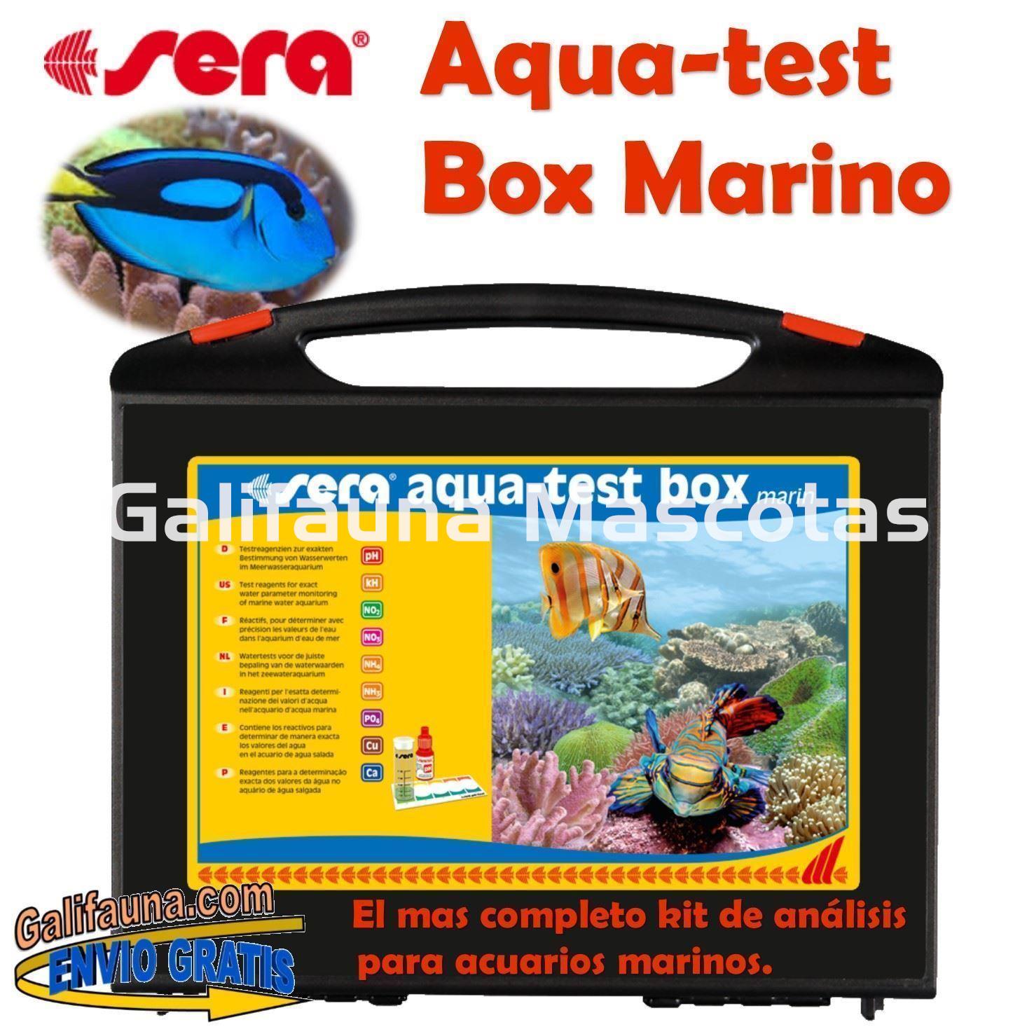 SERA Aqua-test box para Marino. Set de analisis profesional para Marino - Imagen 1