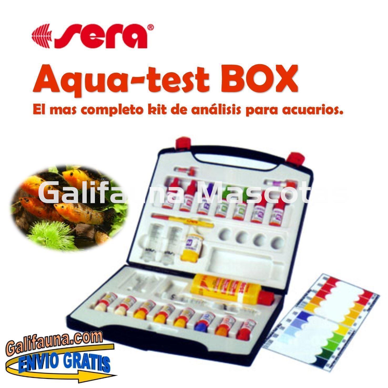 SERA Aqua-test box. Set de analisis profesional para aquarios - Imagen 1