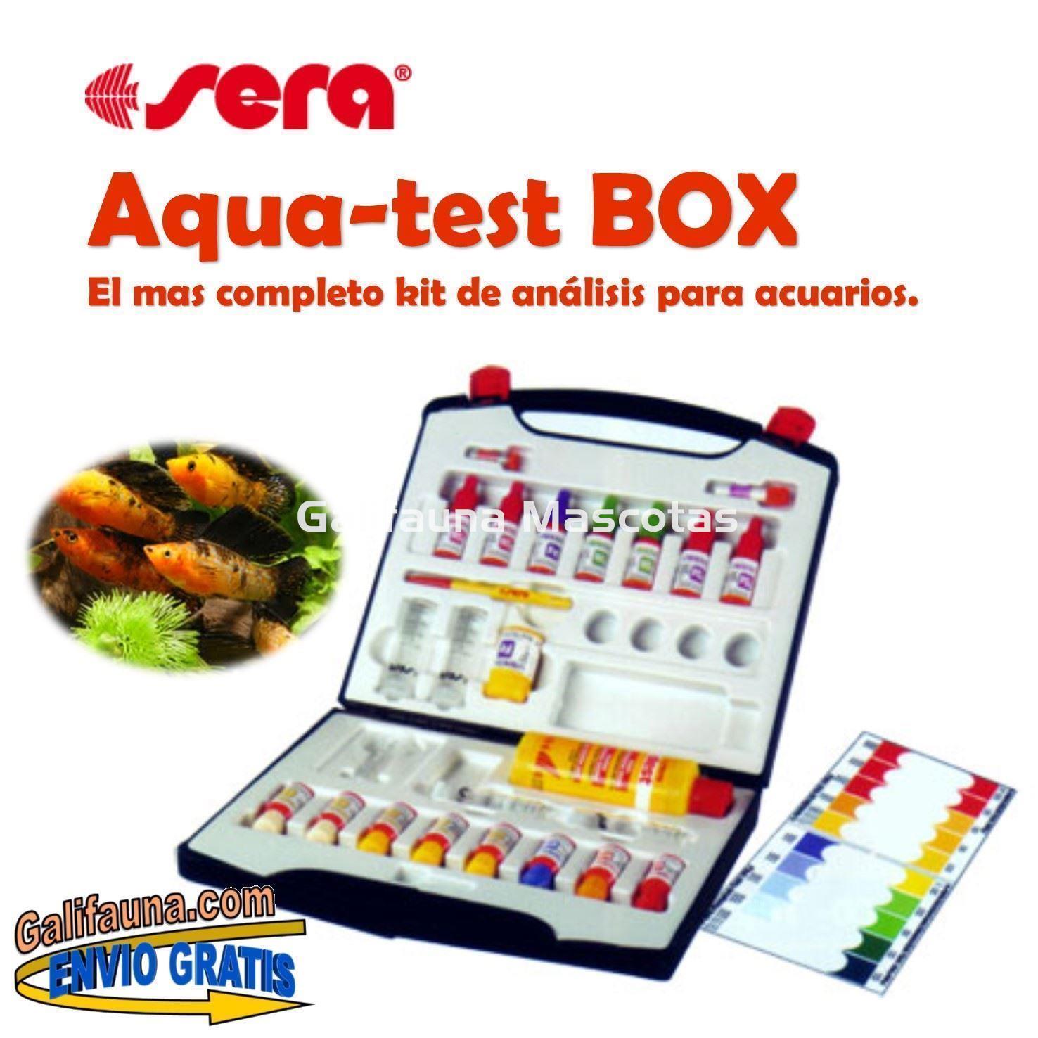 SERA Aqua-test box. Set de analisis profesional para aquarios - Imagen 1