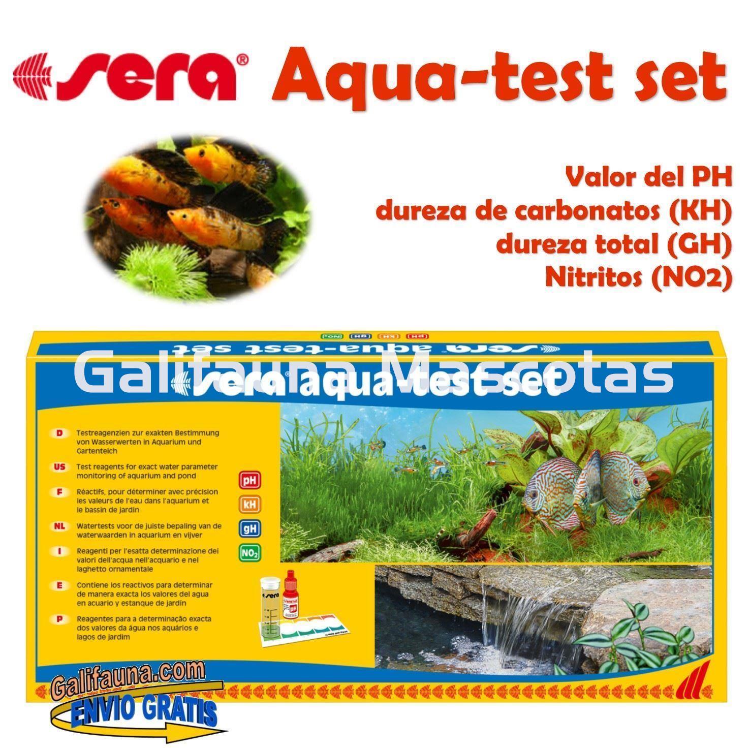 SERA Aqua-test set. Set de analisis para aquarios - Imagen 1