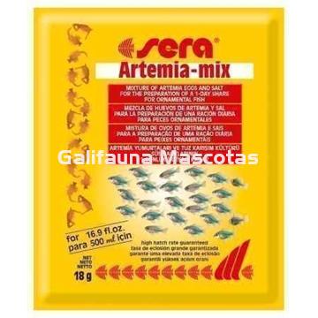 Sera Artemia Mix 18 g. Sobres individuales - Imagen 2