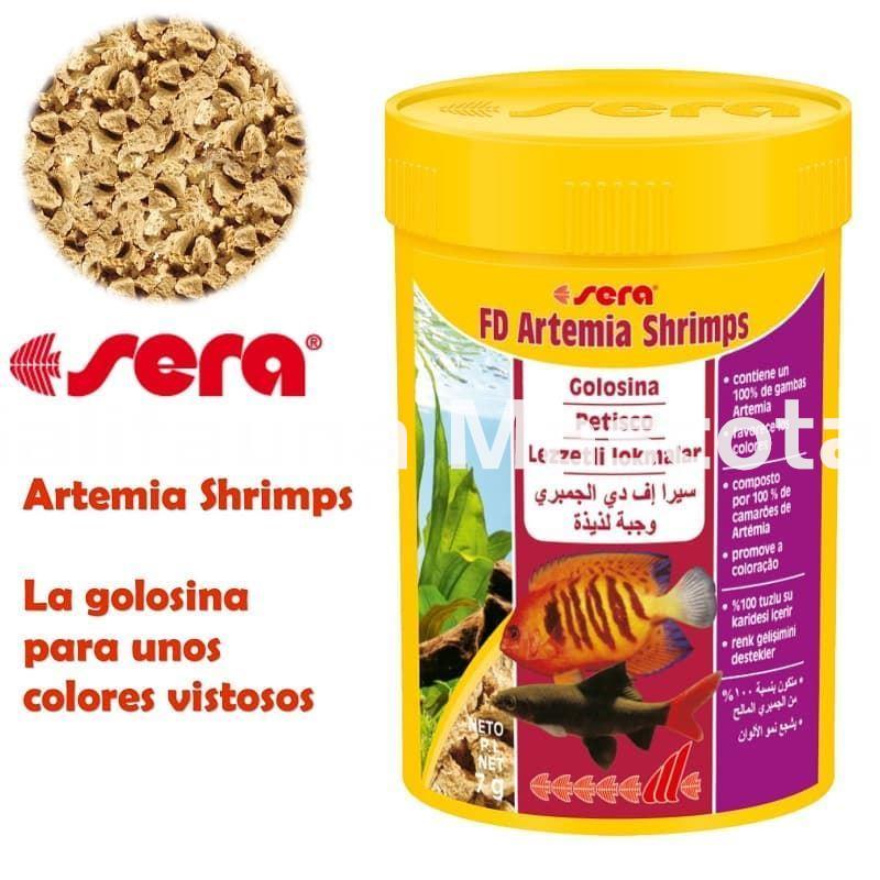 SERA Artemia Shrimps 100 ml. Complemento alimenticio para peces - Imagen 1