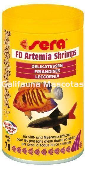 SERA Artemia Shrimps 100 ml. Complemento alimenticio para peces - Imagen 2