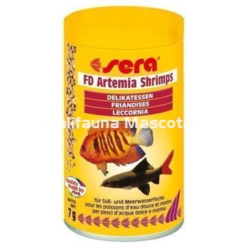 SERA Artemia Shrimps 100 ml. Complemento alimenticio para peces - Imagen 2