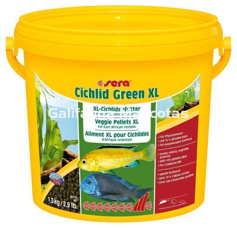 SERA Cichlid Green XL - Alimento para grandes ciclidos herbívoros. - Imagen 5