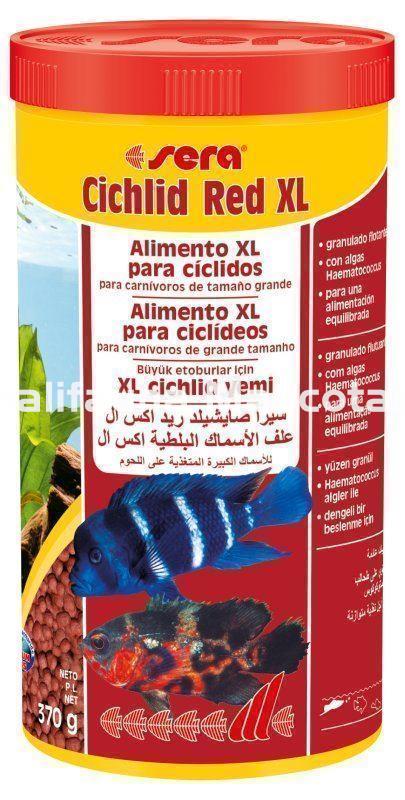 SERA Cichlid Red XL - Alimento para grandes ciclidos carnívoros. - Imagen 5