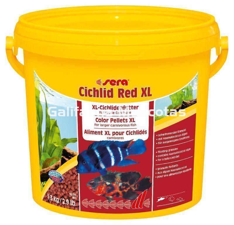 SERA Cichlid Red XL - Alimento para grandes ciclidos carnívoros. - Imagen 6