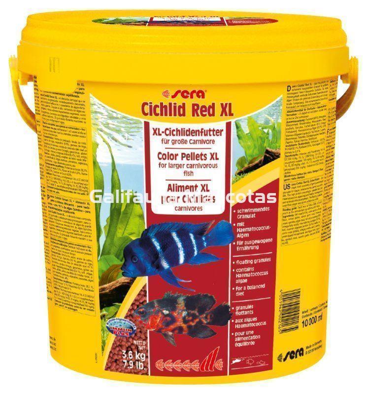 SERA Cichlid Red XL - Alimento para grandes ciclidos carnívoros. - Imagen 7