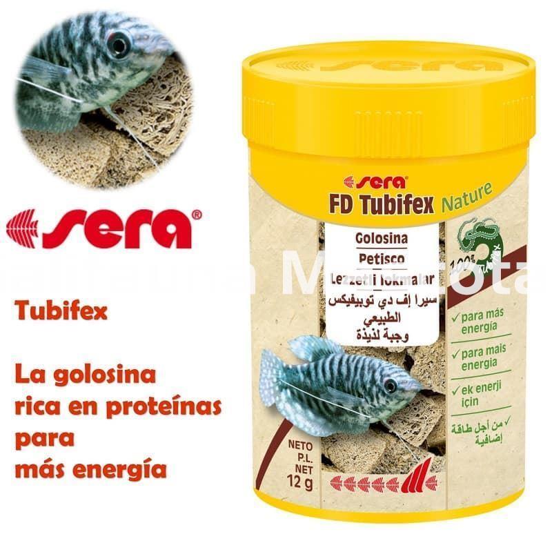 SERA FD Tubifex 100 ml. Complemento alimenticio para peces - Imagen 1
