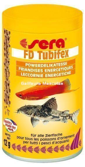 SERA FD Tubifex 100 ml. Complemento alimenticio para peces - Imagen 2