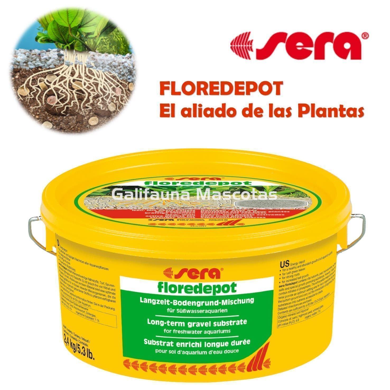 SERA Floredepot 2,4 kg. Sustrato - abono, para aquarios - Imagen 1