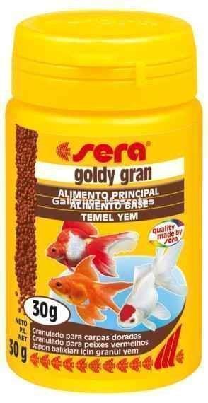 SERA Goldy gran 100 ml. Granulado para carpas y otros peces agua fria - Imagen 1