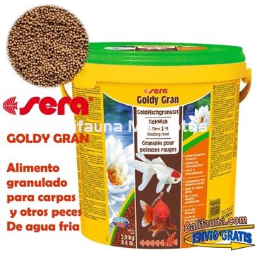 SERA Goldy gran BOTE GIGANTE. Granulado para carpas y otros peces agua fria - Imagen 1