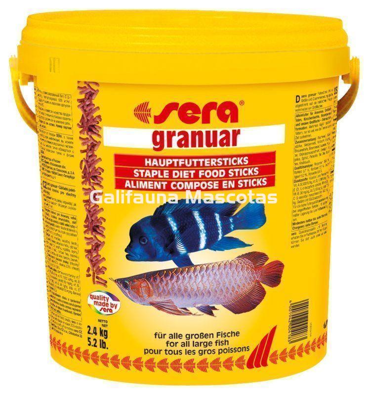 SERA Granuar. Alimento para ciclidos y otros peces carnívoros. - Imagen 2